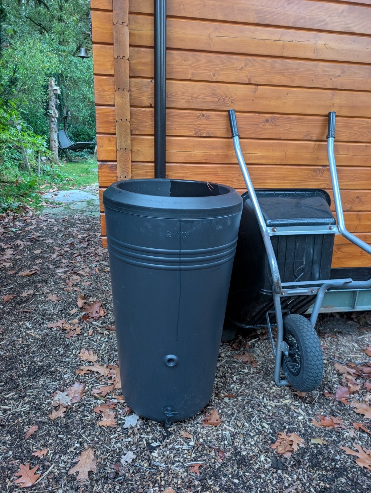 Elho regenton 200L incl diverter, Tuin en Terras, 150 liter of meer, Ophalen