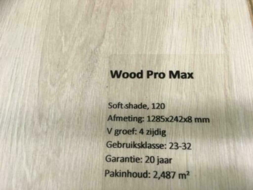 Laminaat Wood Pro Max , 8mm Soft Shade , 120  SUPER KALITEIT, Ophalen of Verzenden