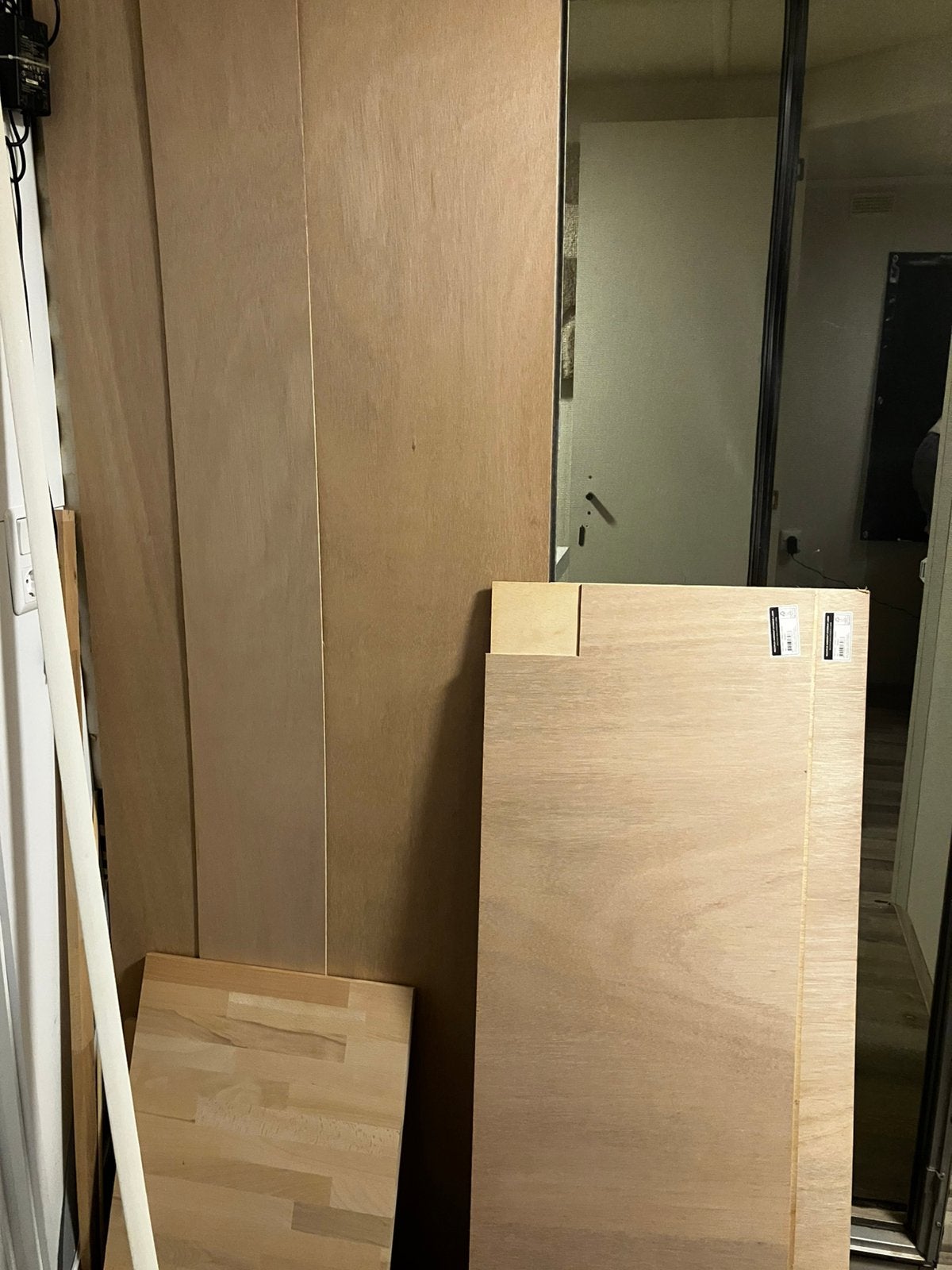 Hardhout multiplex houten platen, Ophalen, Zo goed als nieuw, Multiplex