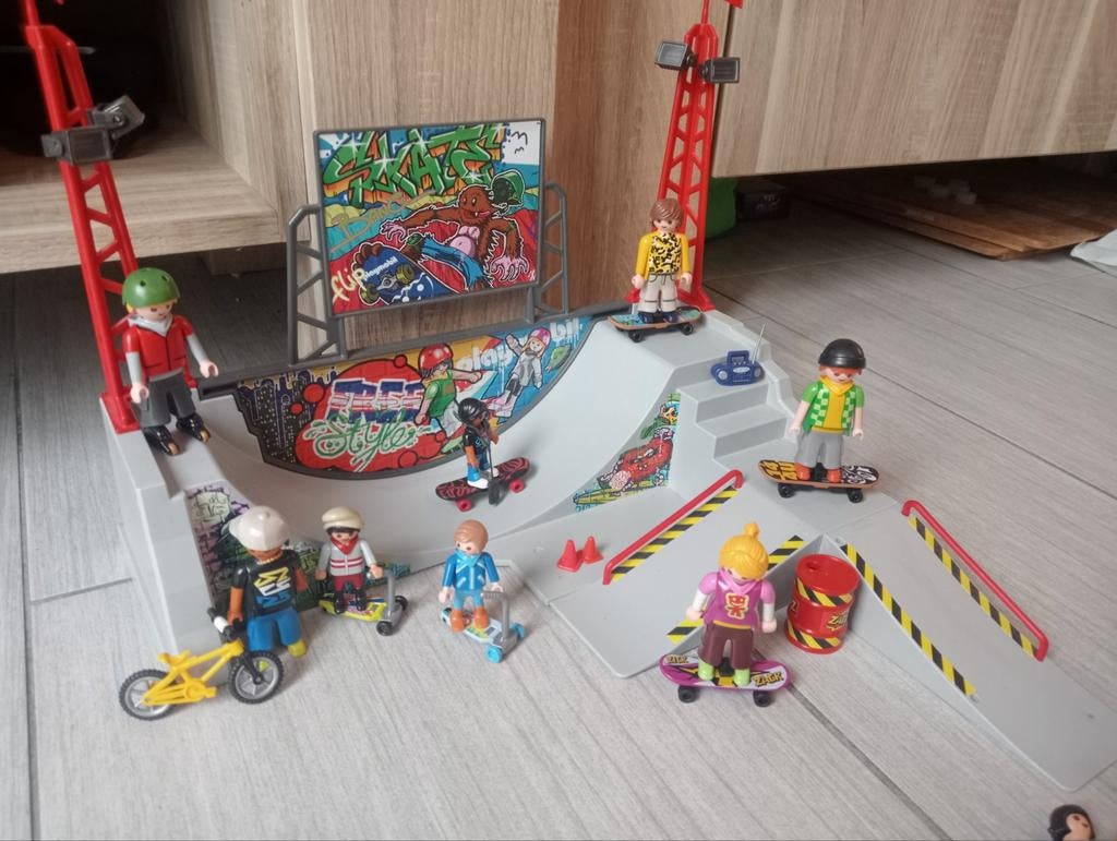 Playmobil skatebaan, Ophalen of Verzenden, Zo goed als nieuw