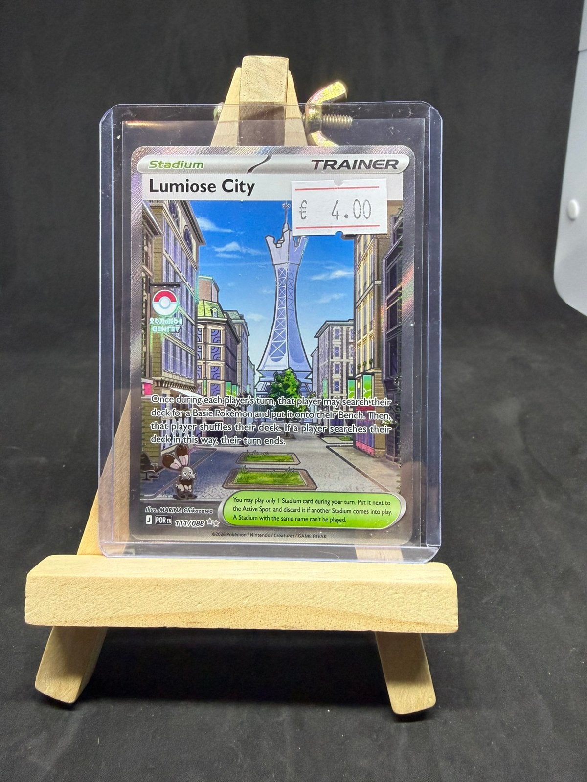 Lumiose city por 111/088 nm/nm, Ophalen of Verzenden, Zo goed als nieuw