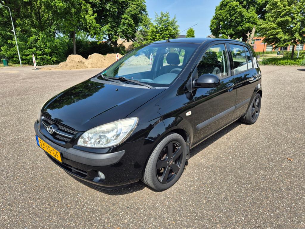 Hyundai Getz 1.4 5DRS 2007 Zwart, Voorwielaandrijving, 40 €/maand, Zwart, 4 cilinders
