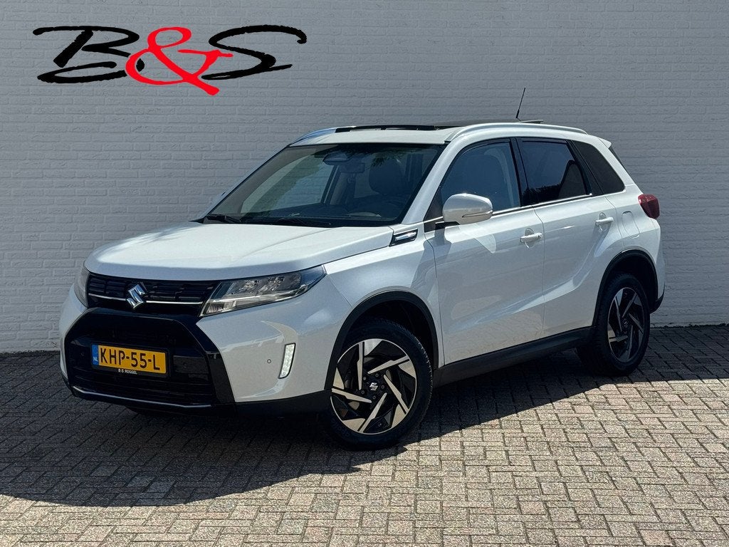 Suzuki VITARA 1.5 Hybrid Style Automaat Carplay Panorama Cam, Gebruikt, 4 cilinders, 400 kg, Wit