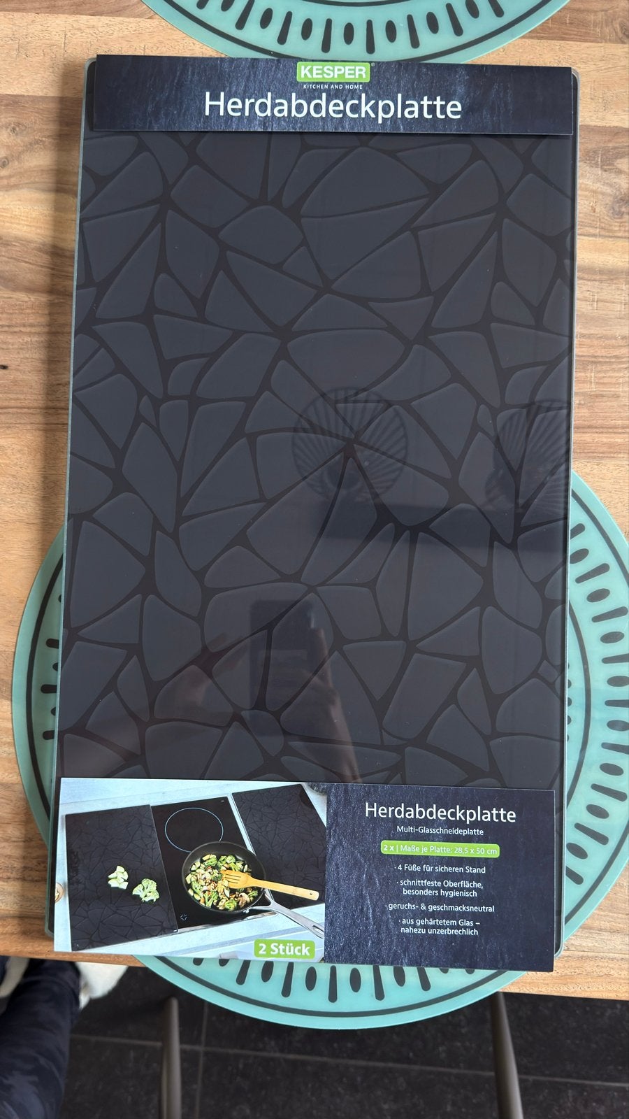 Glazen Afdekplaat Inductiekookplaat, Nieuw, Ophalen of Verzenden, Zwart, Overige merken