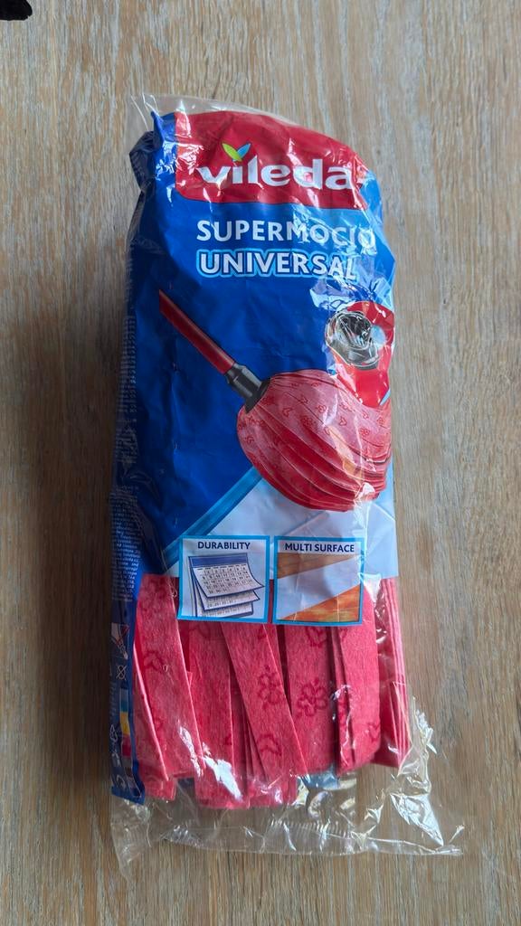 Vileda SuperMocio Universal Mop - Nieuw in verpakking, Ophalen of Verzenden, Mop of Dweil