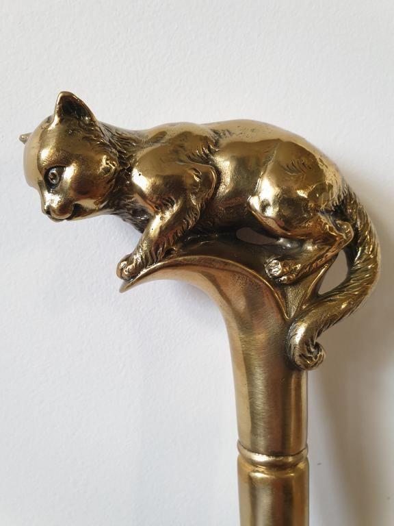 wandelstok met bronzen handgreep, Ophalen of Verzenden, Atw, Atw, Nieuw