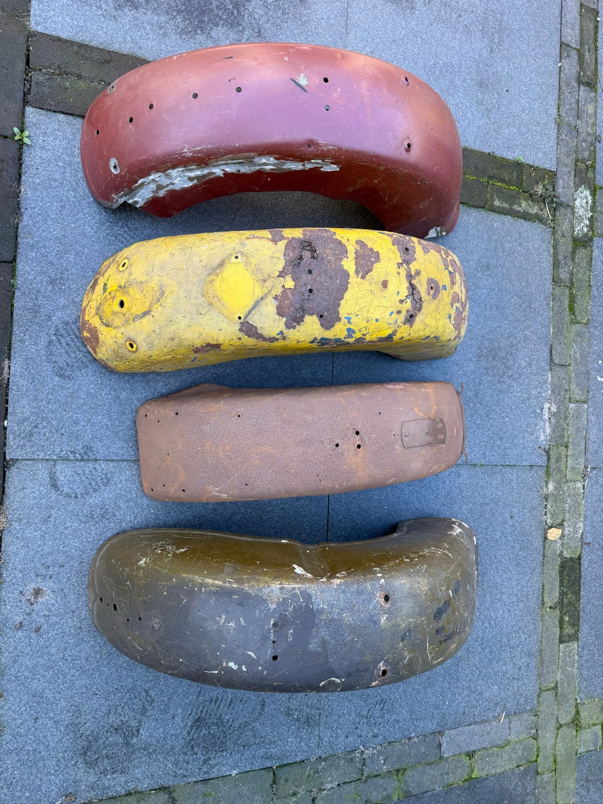 Spatborden Harley Davidson WLA/WLC Army, leger, Liberator, Motoren, Ophalen, Gebruikt
