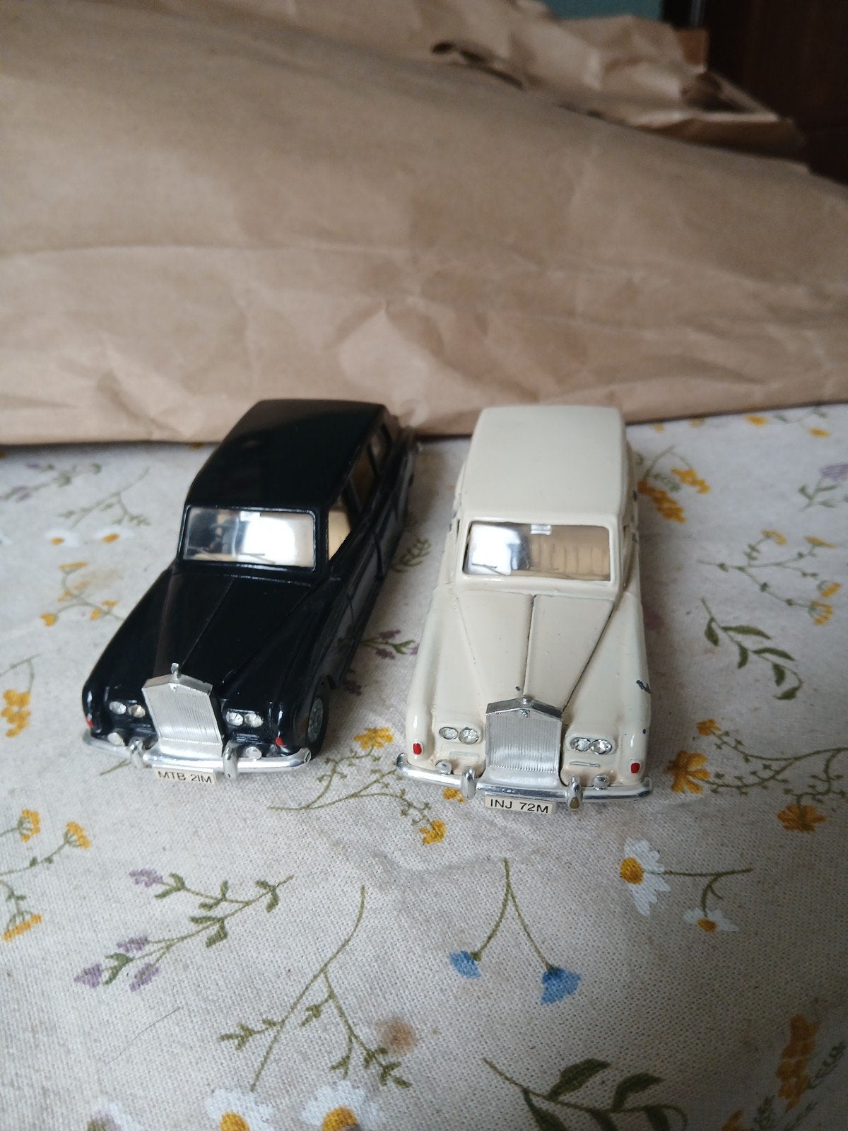 Rolls Royce phantom V.  Wit of zwart. Dinky toys 152,  vanaf, Ophalen of Verzenden, Auto, Dinky Toys