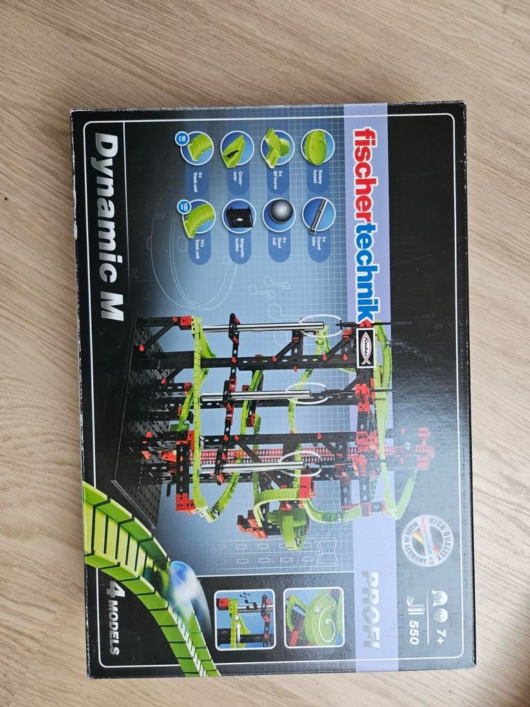 Fischertechnik Dynamic M knikkerbaan bouwset, Ophalen of Verzenden, Zo goed als nieuw, Overige merken