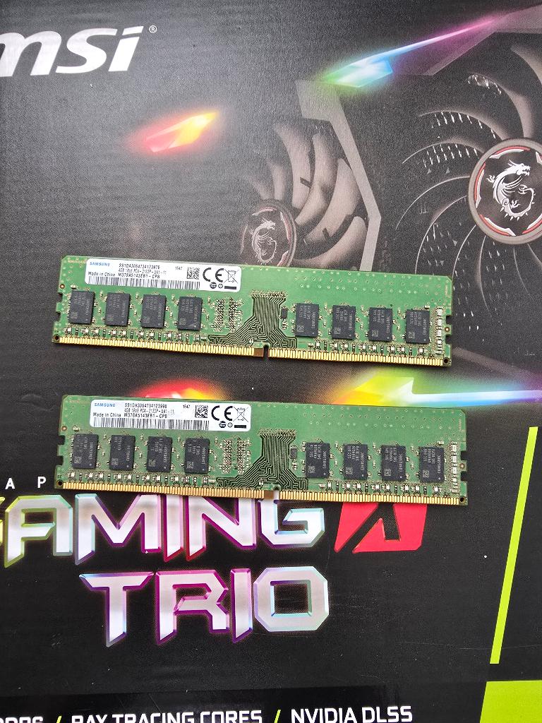 8GB DDR4 Samsung 1rx8 PC4 - 2133P - UA1 - 11, Computers en Software, RAM geheugen, Ophalen of Verzenden, Zo goed als nieuw, DDR4