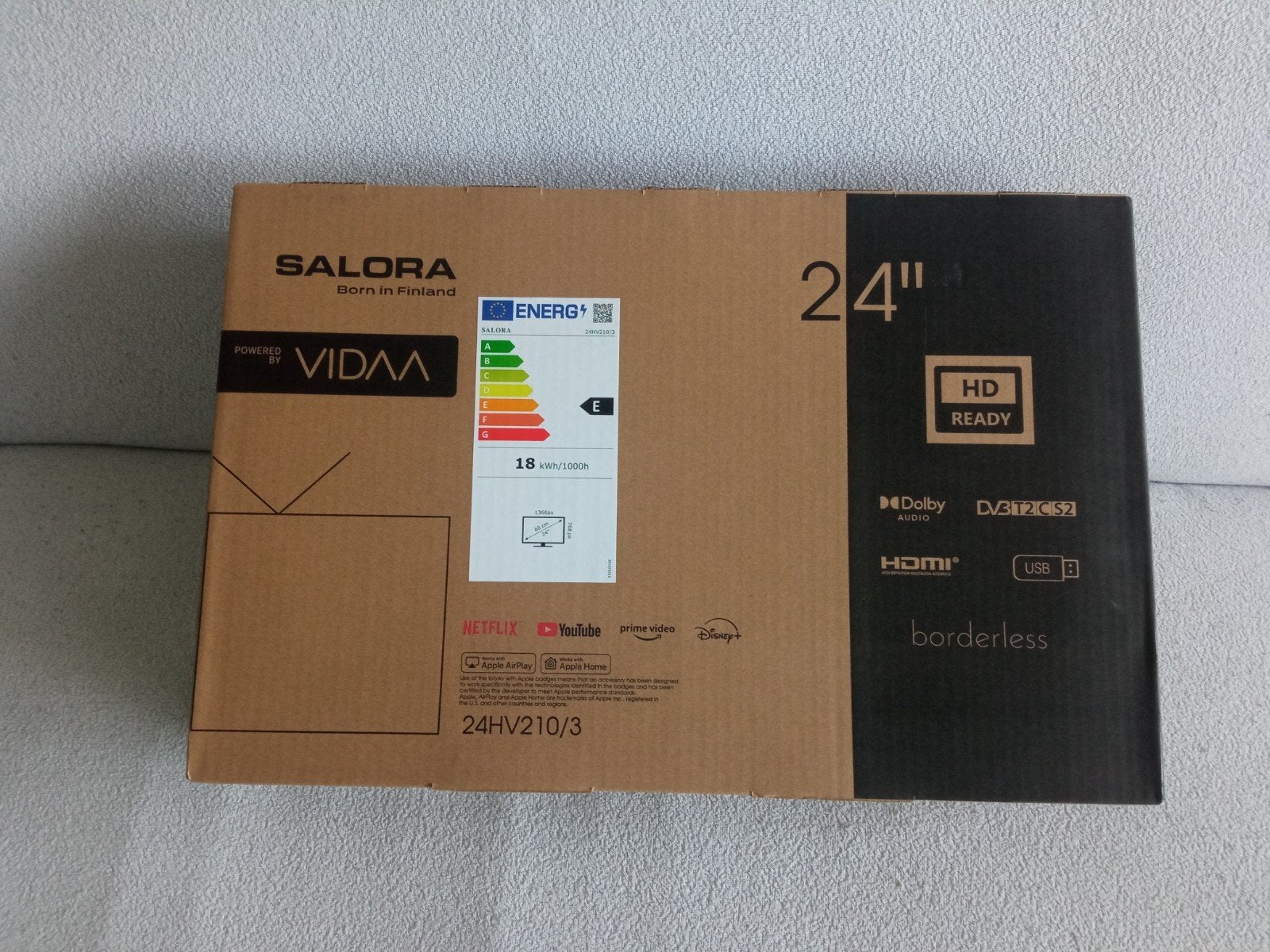 Salora 24HV210/3 Smart TV Nieuw / 24 inch /, Audio, Tv en Foto, Televisies, Overige merken, LED, 50 Hz, HD Ready (720p)