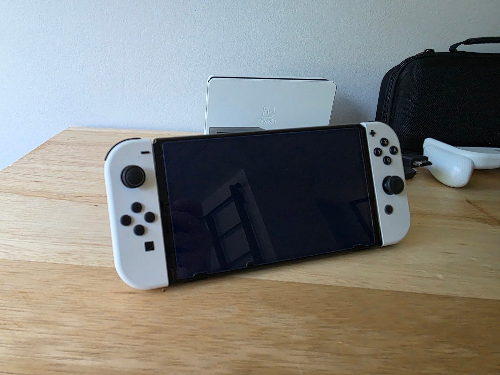 Nintendo Switch V1 OLED in uitstekende staat, Ophalen, Zo goed als nieuw, Met 2 controllers, Switch Original