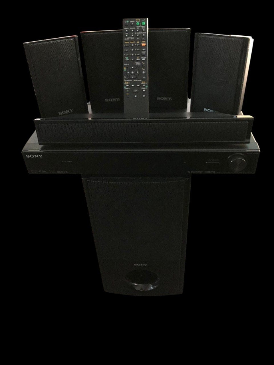 HOME CINEMA 5,1 SONY STR-KS100 DOLBY SURROUND, Audio, Tv en Foto, Ophalen of Verzenden, 5.1-systeem, 70 watt of meer, Sony