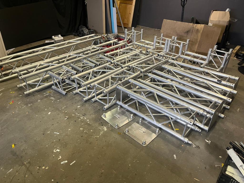 Pro Truss vierkant compleet systeem, Muziek en Instrumenten, Licht en Laser, Gebruikt, Overige typen, Ophalen