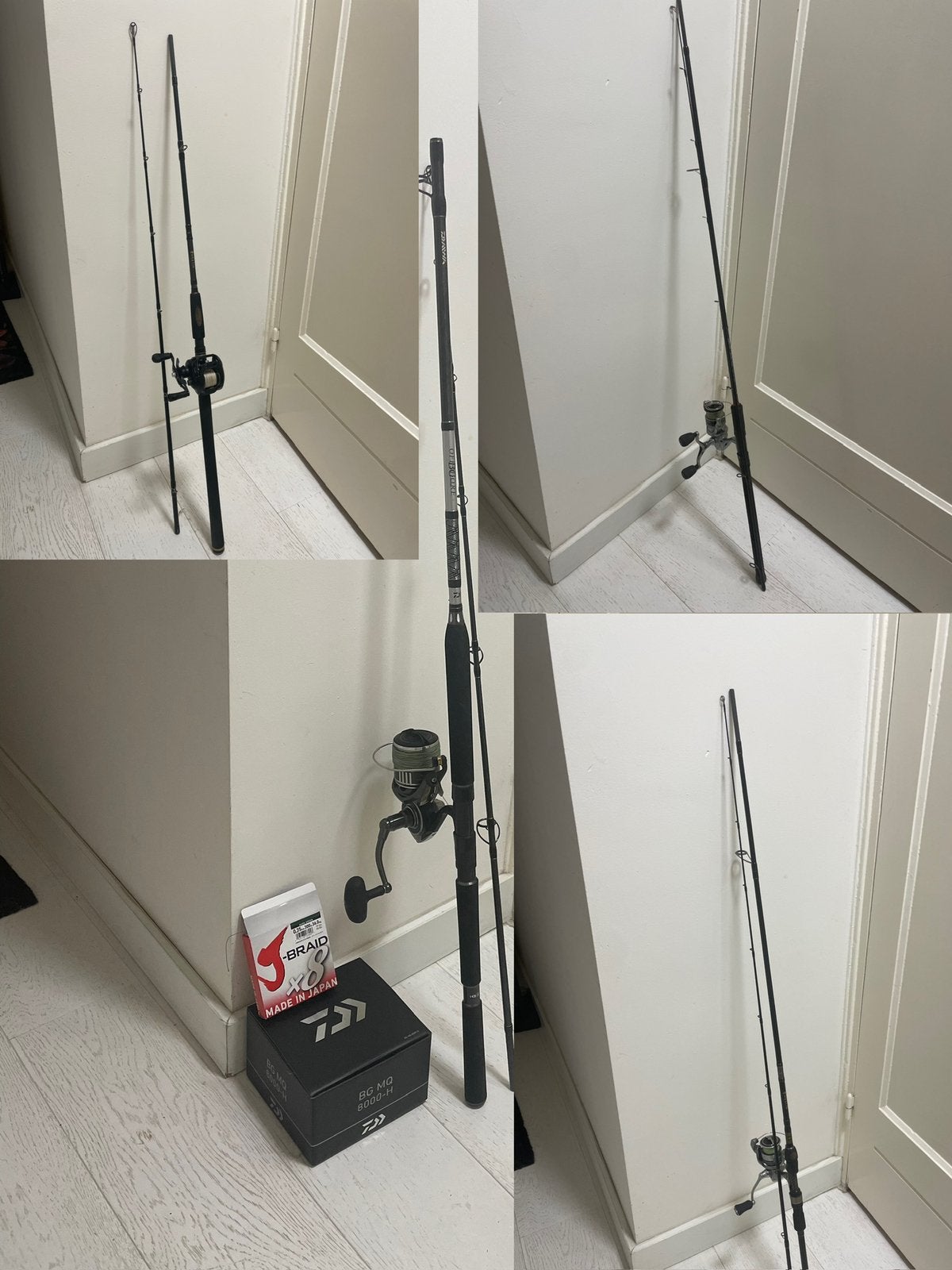 4 stuks kwalitatieve hengels €450,- Westin, Daiwa, Shimano, Ophalen of Verzenden, Zo goed als nieuw, Werphengel