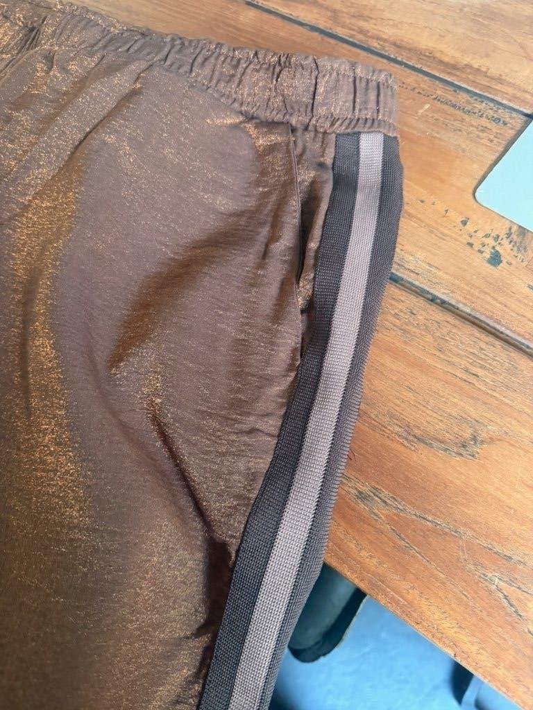 Geisha broek bruin met glitter en band xxl 44 valt 42, Maat 42/44 (L), Zo goed als nieuw, Schipluidenlaan 20 5035KJ Tilburg, Merkfreak