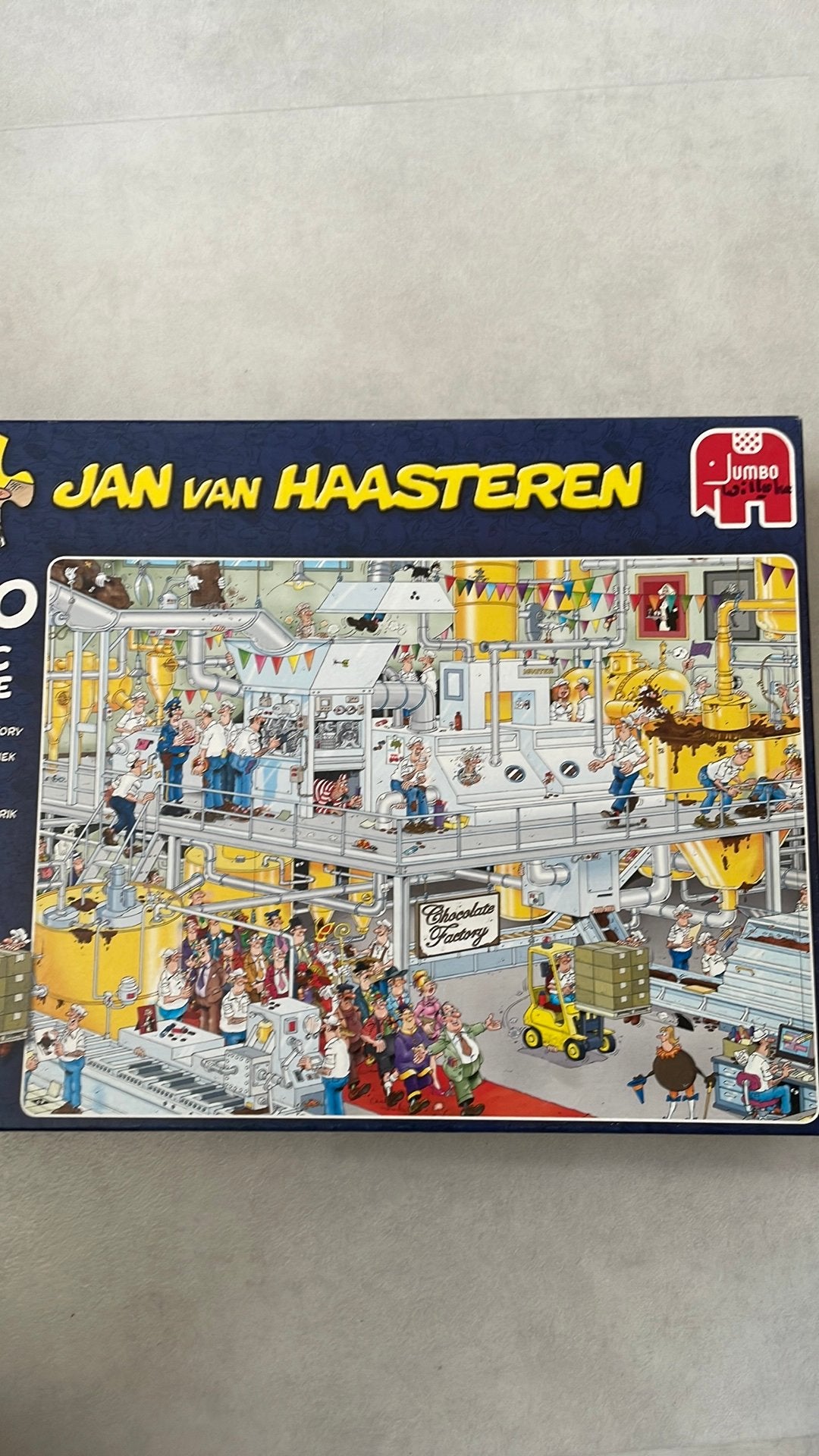 Jan van Haasteren: de Chocoladefabriek, Ophalen, 500 t/m 1500 stukjes, Zo goed als nieuw
