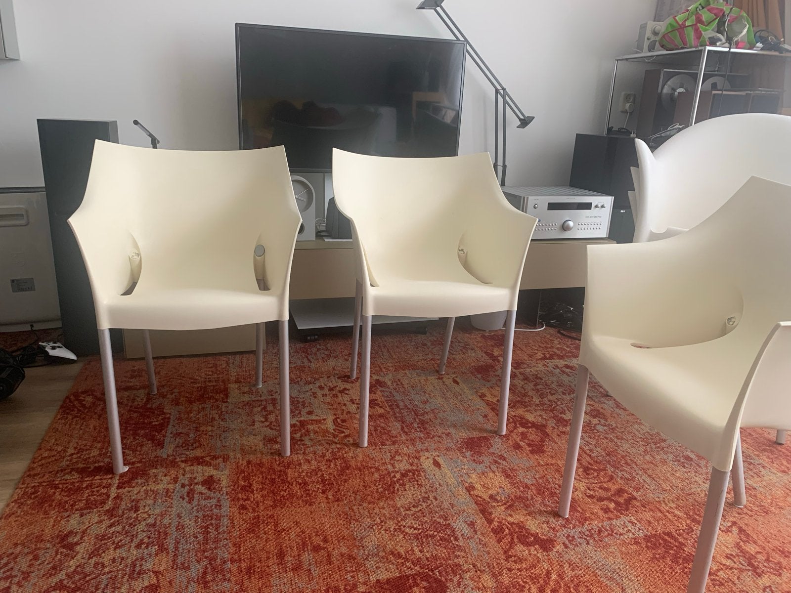 Kartell Dr. No stoel ontworpen door Philippe Starck, Kunststof, Gebruikt, Overige kleuren, Ophalen of Verzenden