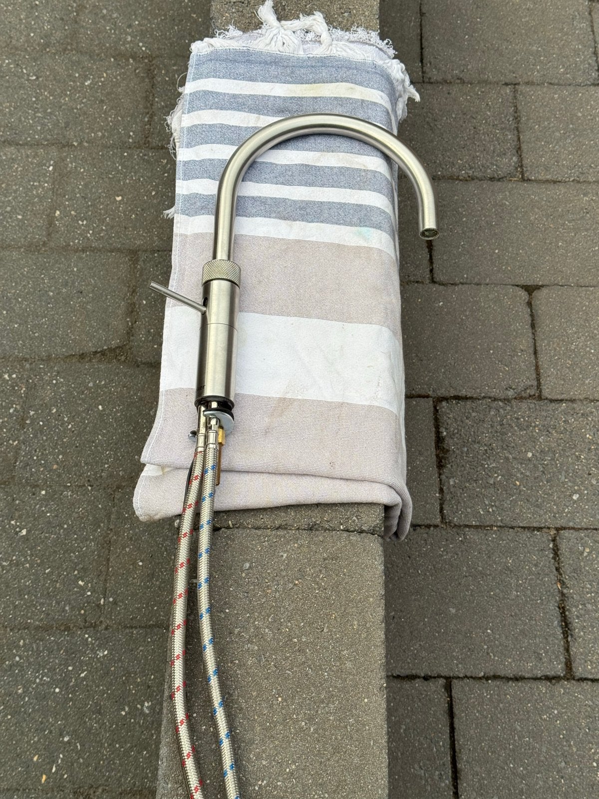 Quooker  Keukenkraan met 3 in 1, Ophalen, Gebruikt, Rvs, Kraan