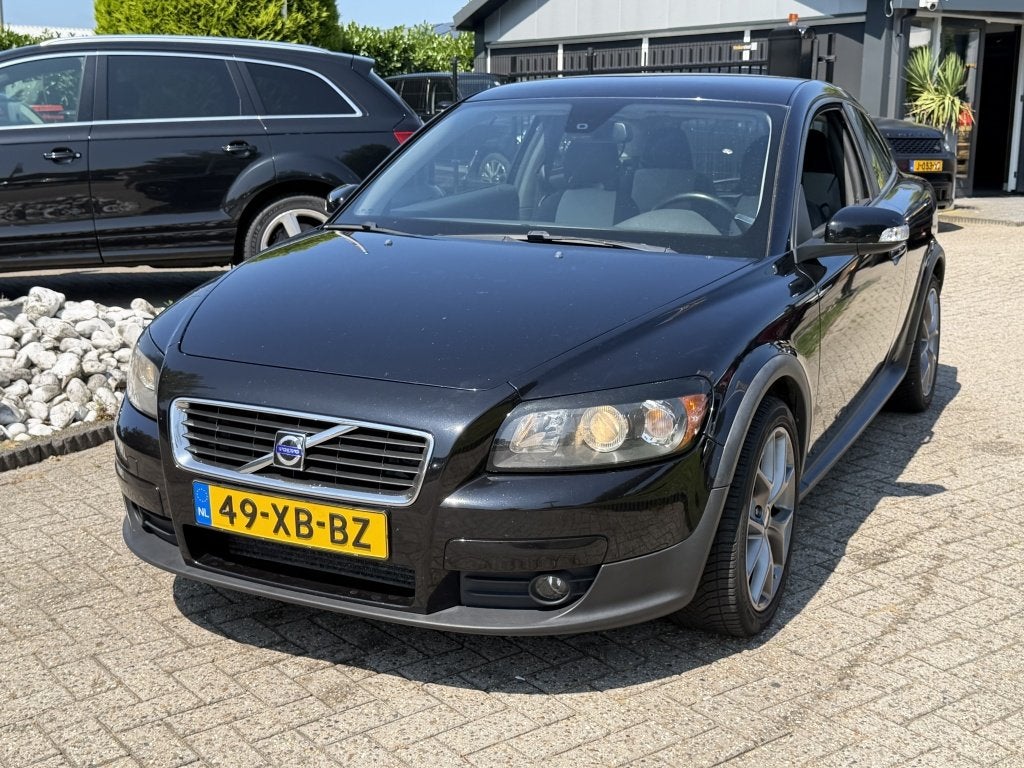 Volvo C30 2.5 T5 221PK Momentum 3-Deurs Zwart 2007 Sportvelg, Auto's, Volvo, Gebruikt, 700 kg, 4 stoelen, Handgeschakeld