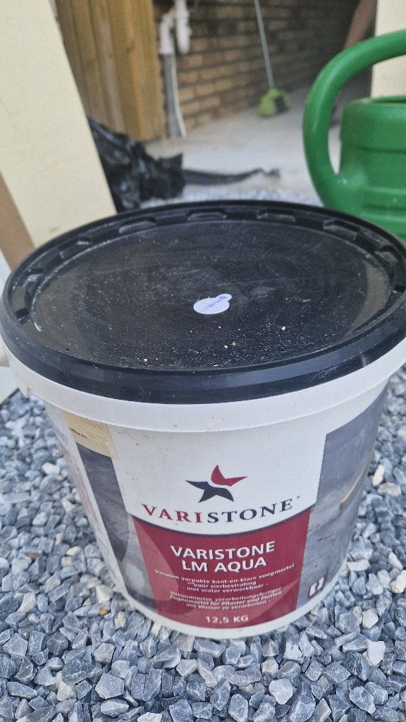 Voegsel  naturel natuursteen kleur varistone 3 kg, Tuin en Terras, Tegels en Klinkers, Ophalen, Kunststof, Overige typen, Nieuw