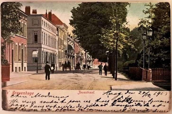 Den Haag 146, Javastraat, verstuurd 1903, richtprijs 4,50, Verzenden, Voor 1920, Gelopen, Zuid-Holland