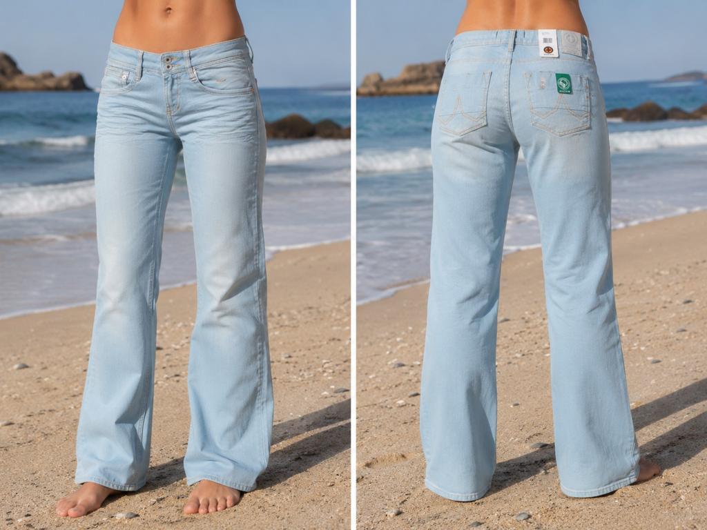 KUYICHI Amy shoecut jeans W28 L34, Blauw, KUYICHI, Nieuw, Ophalen of Verzenden