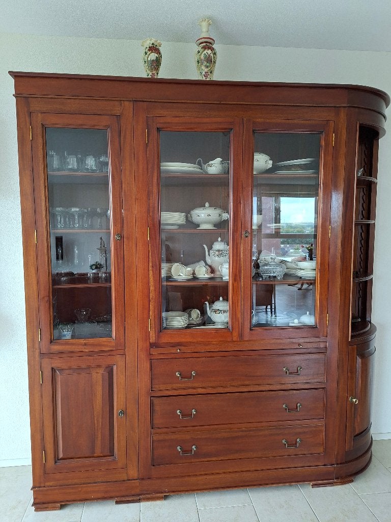 vitrine kast, Ophalen, Gebruikt, Met deur(en), 200 cm of meer