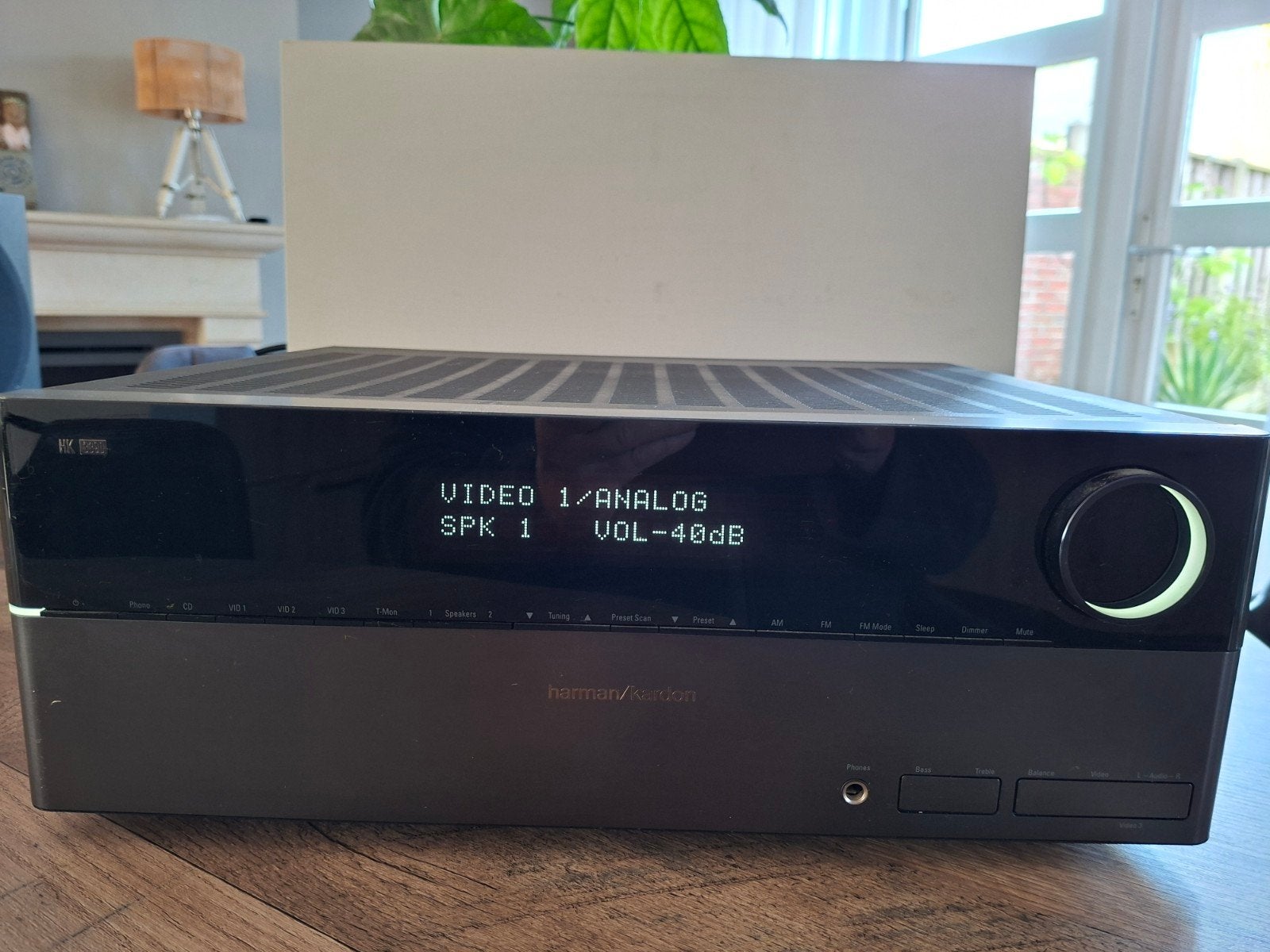 harman kardon receiver HK 3390, Ophalen, Gebruikt, 120 watt of meer, Overige merken