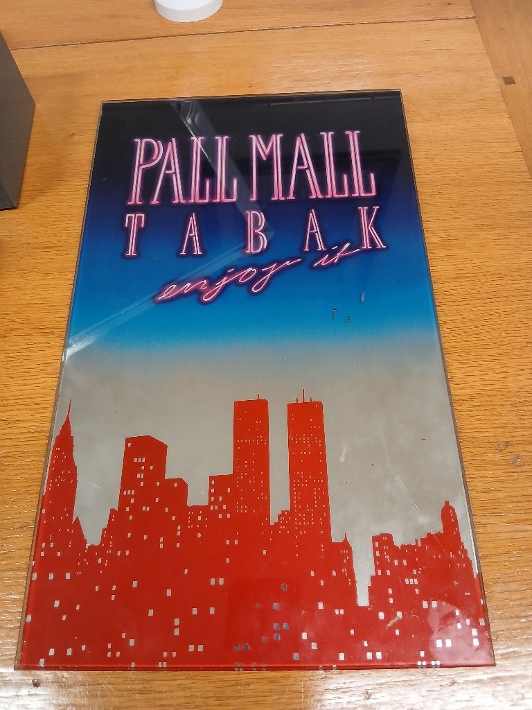 Spiegel Pall Mall Tabak - reclame, Ophalen of Verzenden, Gebruikt, Overige typen