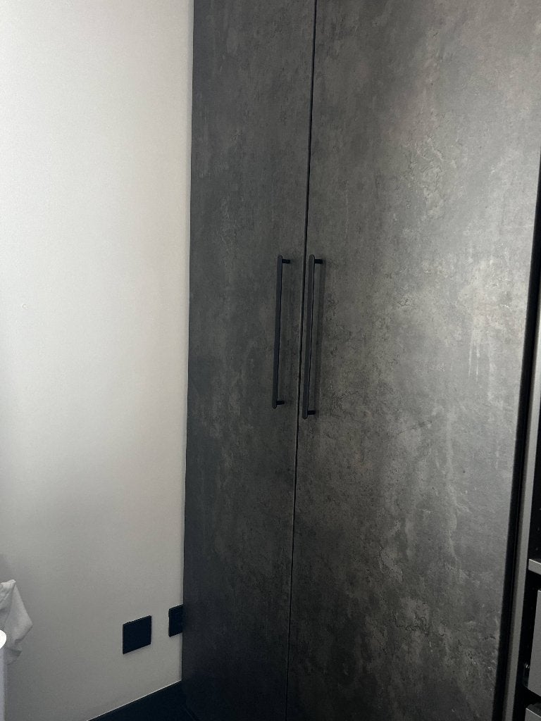 Ikea pax deuren grijs marmerlook (4 stuks), Ophalen, 200 cm of meer, 50 tot 100 cm, Zo goed als nieuw