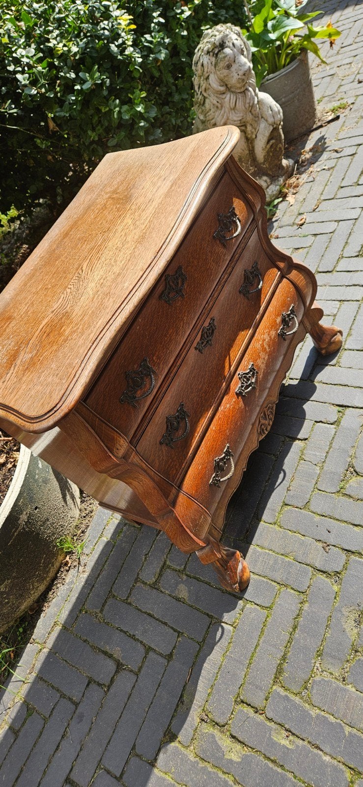 kleine buik kast lade kast.. vintage, Huis en Inrichting, Ophalen, Gebruikt, 50 tot 100 cm, 3 of 4 laden