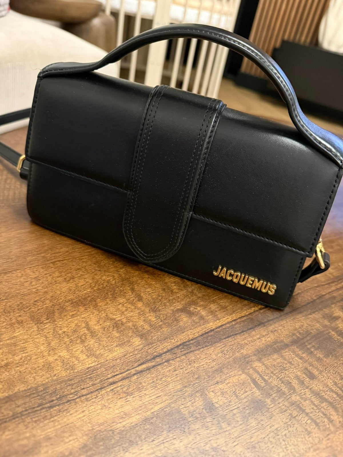 Tas Jacquemus, Sieraden, Tassen en Uiterlijk, Tassen | Damestassen, Ophalen of Verzenden, Zo goed als nieuw, Zwart, Handtas