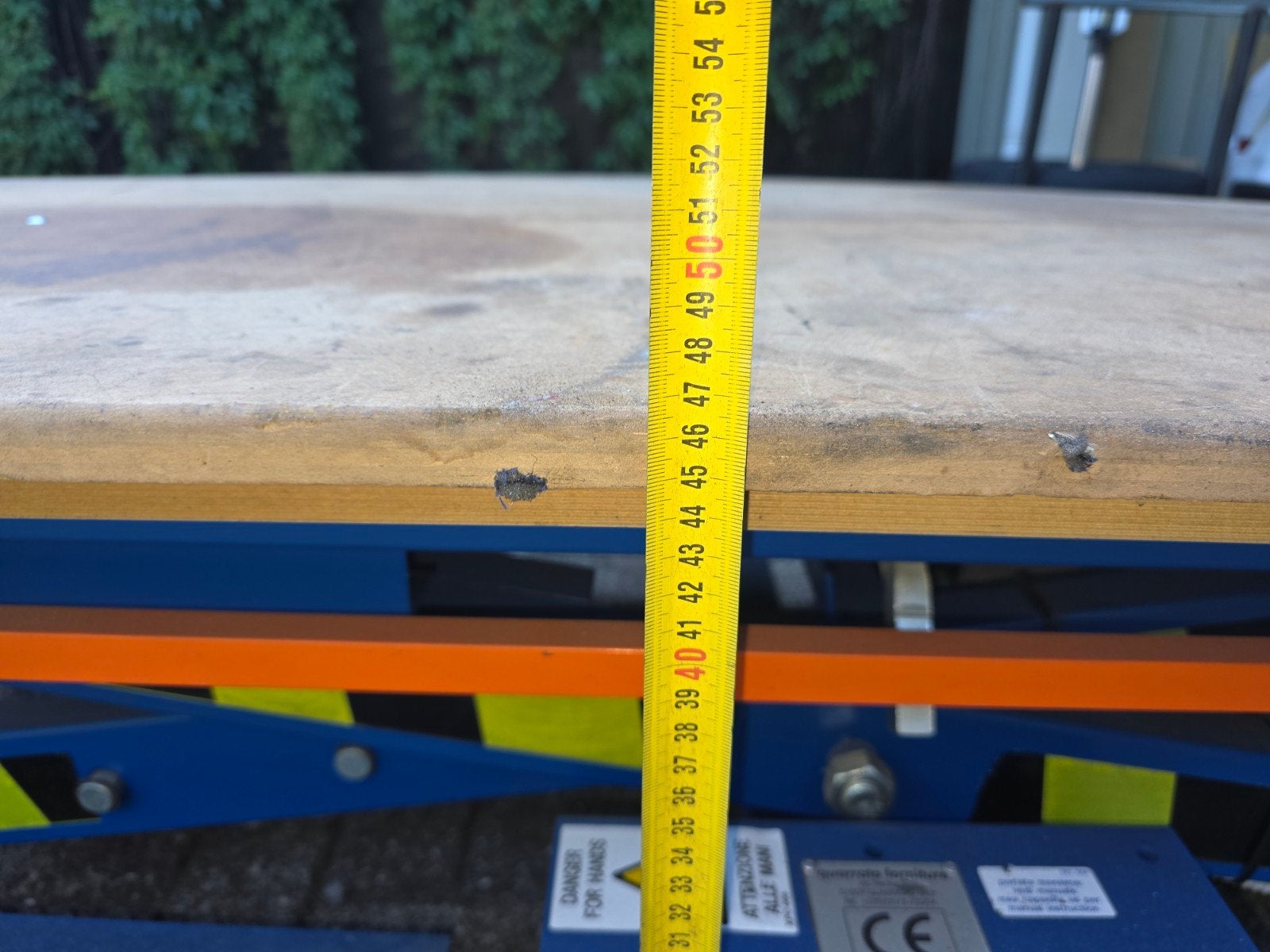 Heftafel., Ophalen