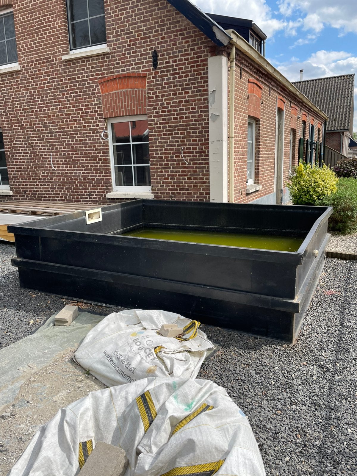HDPE vijver/zwembad 3.00x3.40x0.80, Tuin en Terras, Ophalen, Gebruikt