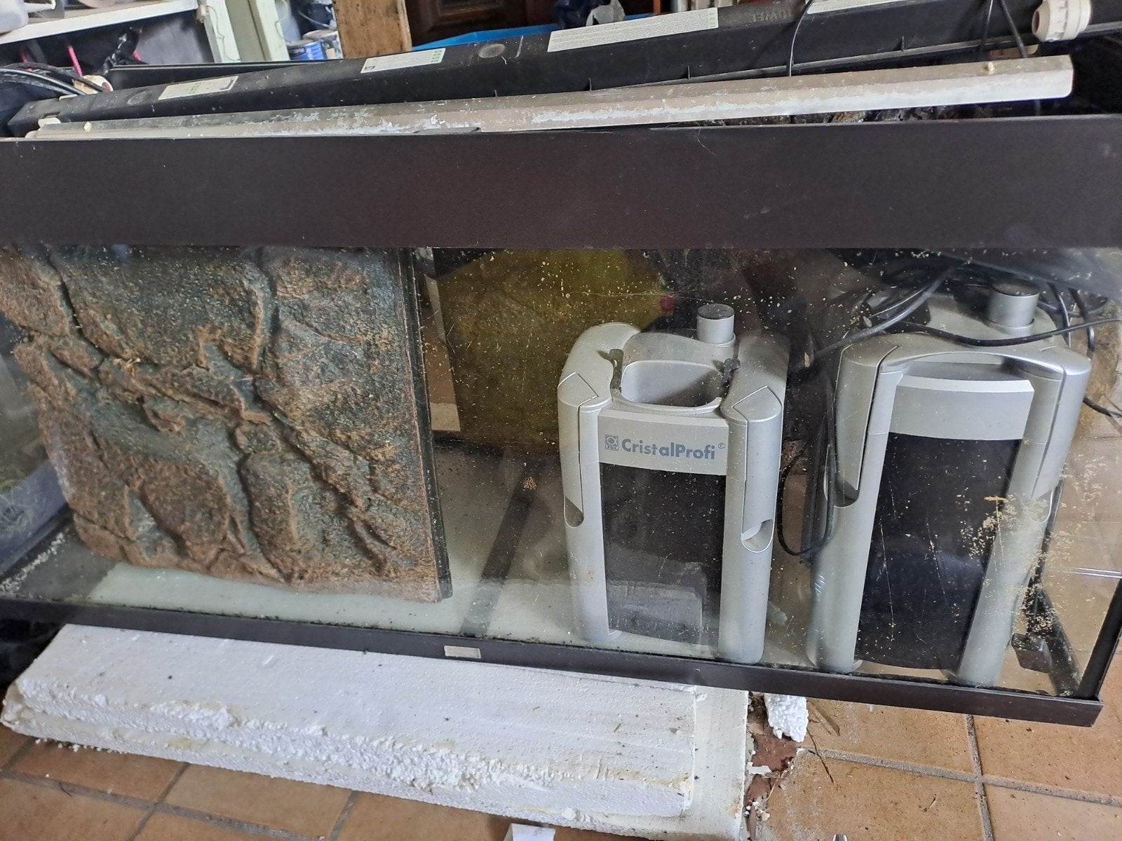 Juwel aquarium rio 240 incl filter en co2 set, Ophalen, Gebruikt, Leeg aquarium, Juwel