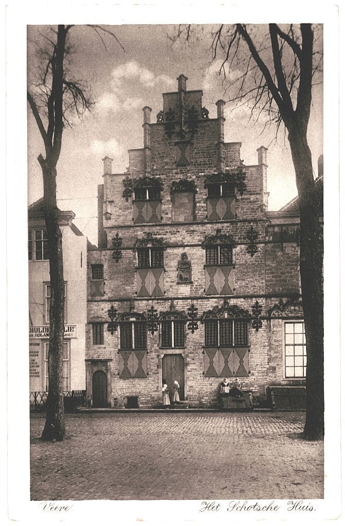 700409 Veere Schotsche Huis 1914 Nette  kaart onbeschreven