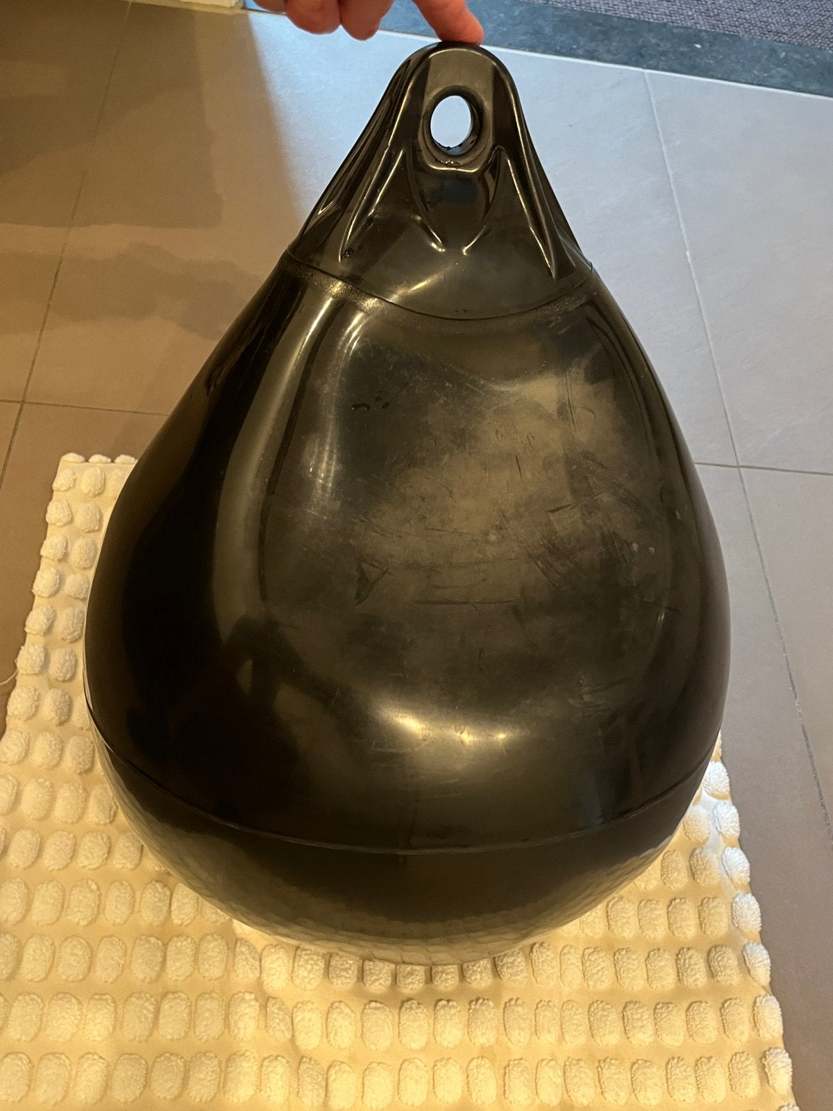 Watergevulde hangende trainingsbal / stootbal  22 kg, Ophalen, Bokszak