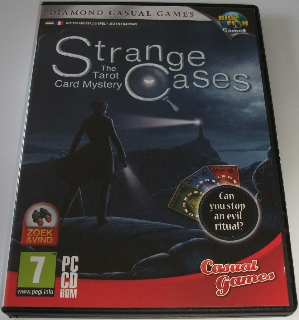 PC Game *** STRANGE CASES 1 *** The Tarot Card Mystery, Spelcomputers en Games, Games | Pc, Zo goed als nieuw, Puzzel en Educatief