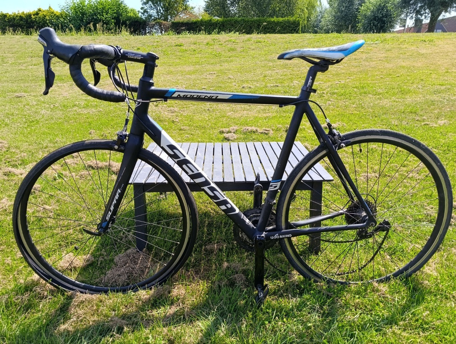 Sensa Modena racefiets - Gebruikt, 28 inch, Gebruikt, Aluminium, 15 tot 20 versnellingen