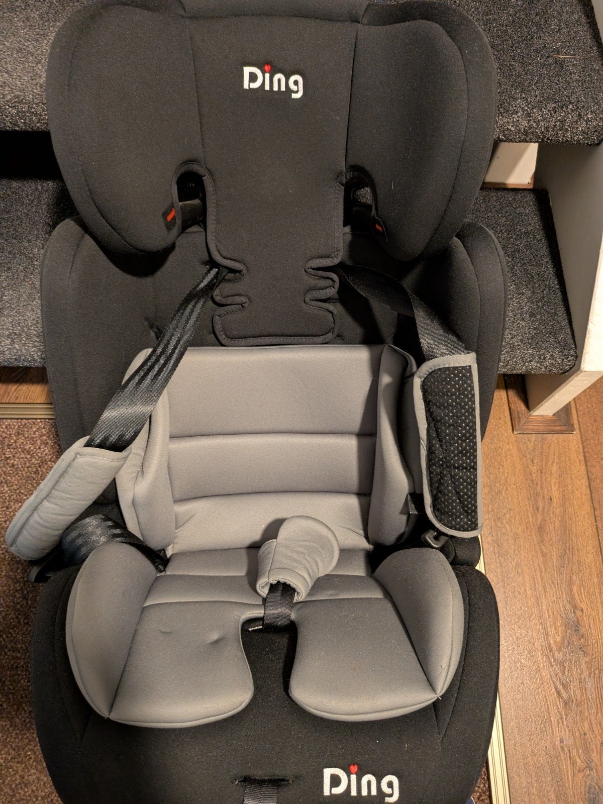 Ding autostoel 9-36 kg - Zwart/Grijs, Verstelbare rugleuning, 9 t/m 36 kg, Ophalen, Overige merken