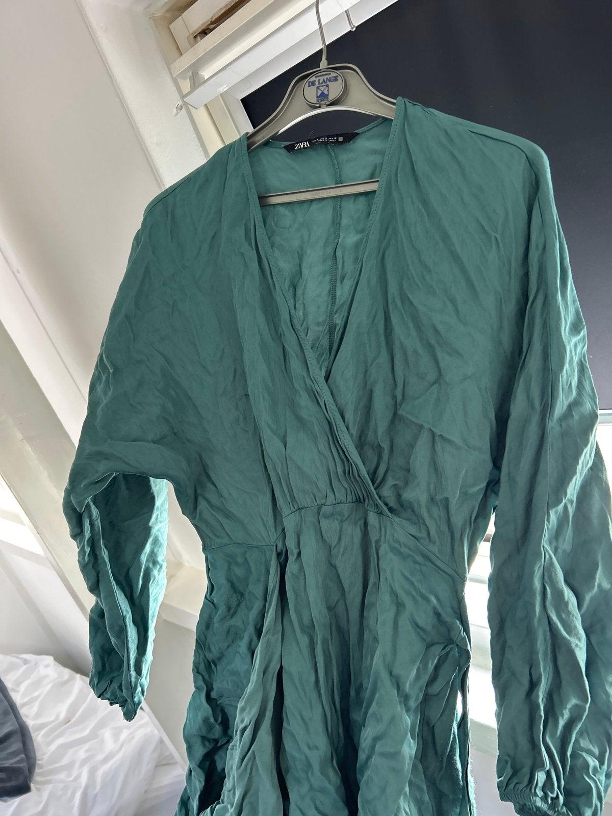 Zara Playsuit Groen Maat S jurkje, Kleding | Dames, Jumpsuits, Ophalen of Verzenden, Zo goed als nieuw, Maat 36 (S), Groen