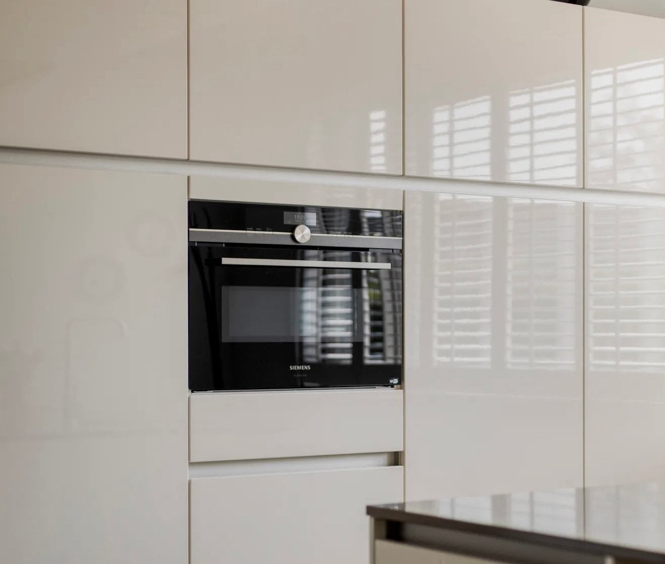 Siemens iQ700 Combi-oven met magnetron – Zwart – Topstaat, Ophalen, Zo goed als nieuw, Zwart, Overige typen