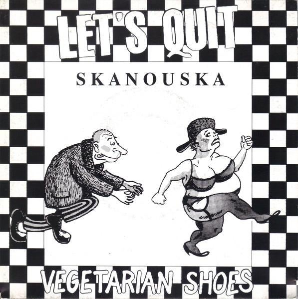 lets quit / skanouska - reggae/dub/punk/nederpunk - ZELDZAAM, Verzenden, Gebruikt, 7 inch, Alternative
