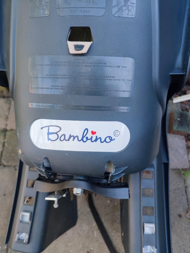 2 x Kinderfietsstoeltje Achterzitje (9 - 36 kg), Achterzitje, Voetsteuntjes, Bambino, Ophalen of Verzenden