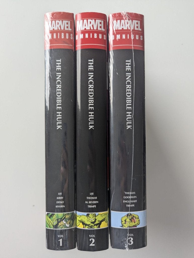 The Incredible Hulk Omnibus Vol 1-2-3 by Stan Lee DM covers, Complete serie of reeks, Ophalen of Verzenden, Nieuw, Amerika