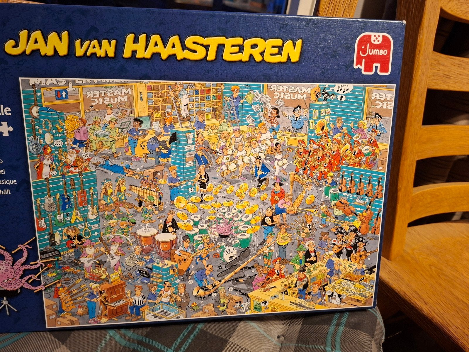 Jan van Haasteren  Puzzel - de muziekwinkel 5000 stukjes, Hobby en Vrije tijd, Denksport en Puzzels, Ophalen, Meer dan 1500 stukjes