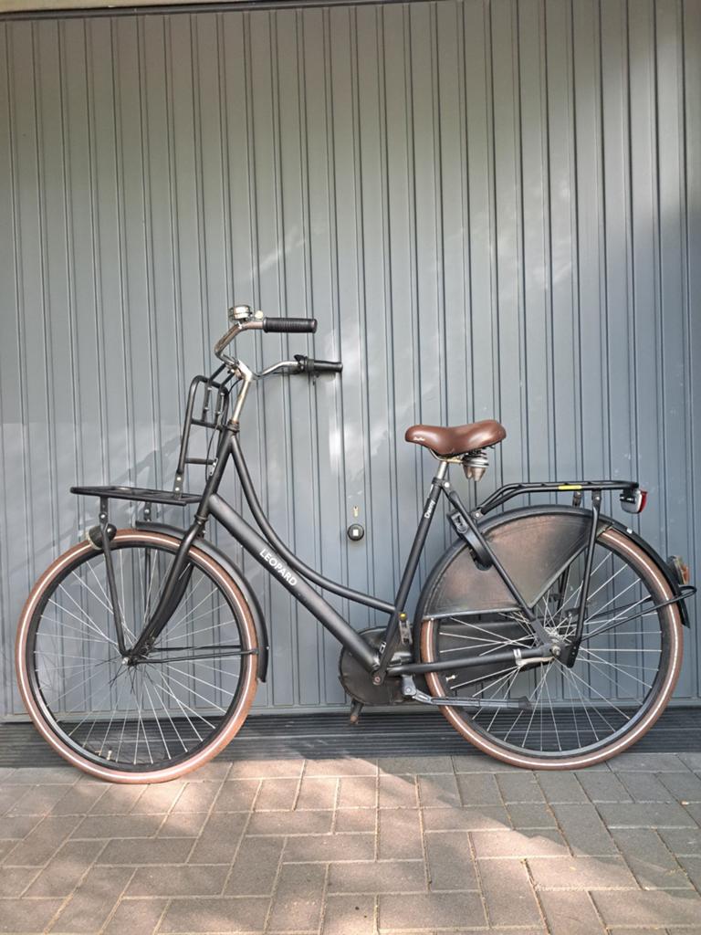 Nette Leopard Omafiets Damesfiets 28 inch, frame 55 cm, Fietsen en Brommers, Fietsen | Dames | Omafietsen, Terugtraprem, Versnellingen