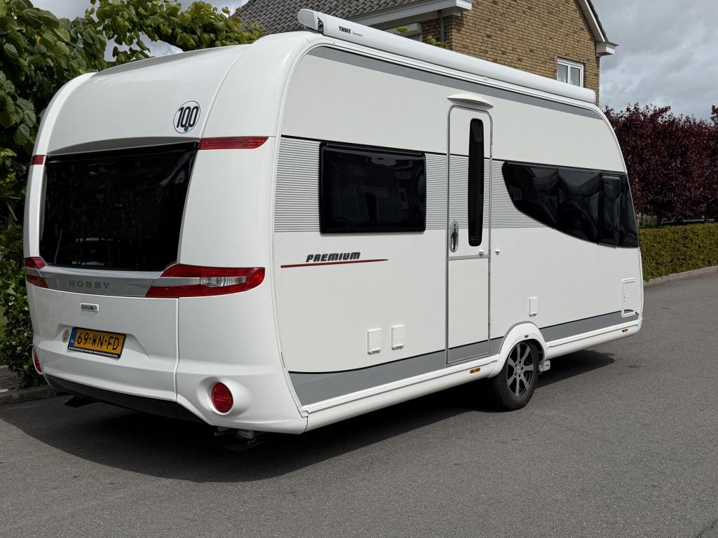 Hobby Premium 460 UFE Mover,Luifel,Dakairco in nieuwstaat, Schokbreker, Rondzit, Hobby, Bedrijf