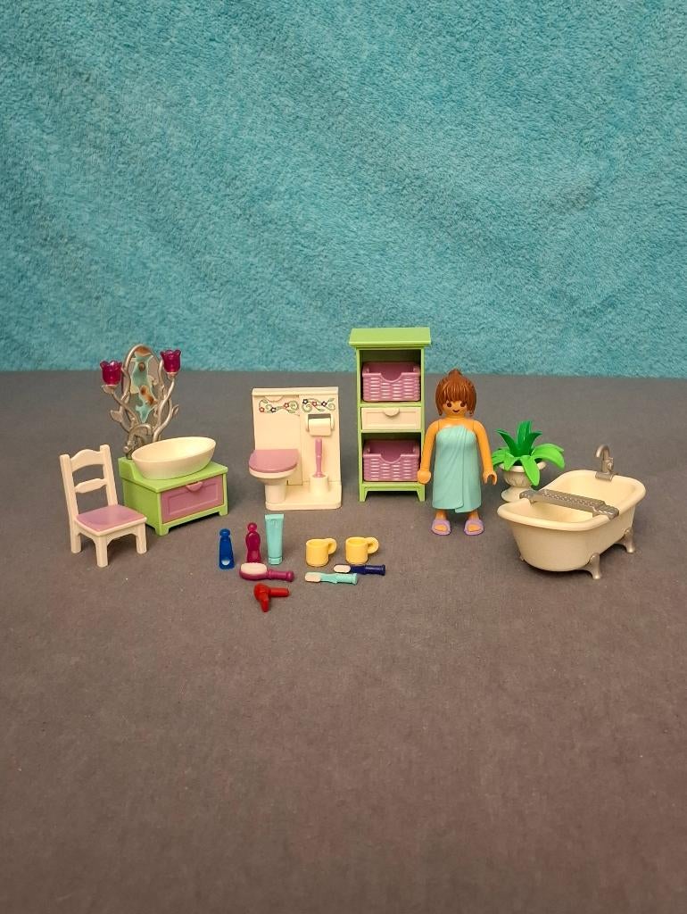 Playmobil 5307 Doll House Badkamer, Kinderen en Baby's, Speelgoed | Playmobil, Ophalen, Gebruikt, Los playmobil